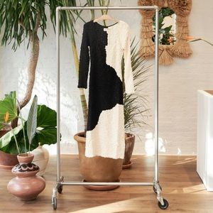 NWOT Mara Hoffman Black and White Amy Dress SIZE XL